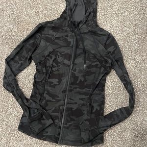 Lululemon Hooded Define Jacket 8 Green Camo